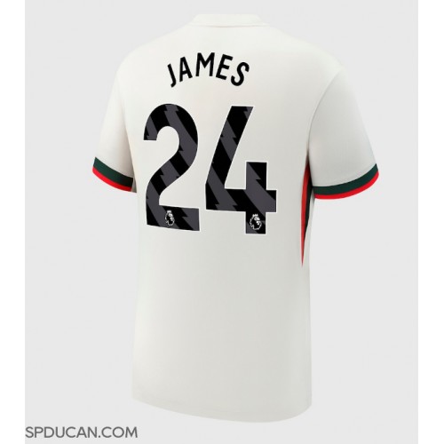 Muški Nogometni Dres Chelsea Reece James #24 Gostujuci 2025-26 Kratak Rukav